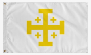Kingdom Of Jerusalem Flag - Jerusalem Catholic Flag #5269933