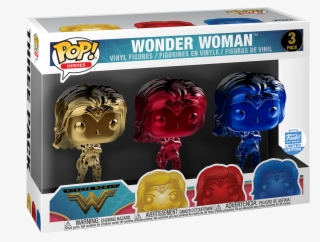 Funkopopwave On Twitter - Wonder Woman Chrome 3 Pack Funko #5270087