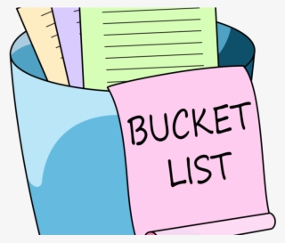 Clipart Summer Bucket - Bucket List Clip Art #5270617