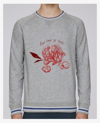 Sweat Col Rond Homme Stanley Strolls Tipped Rouge Comme - Collar #5272006