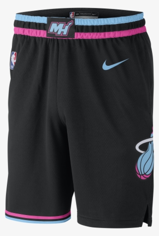 Cheap For Sale A18fd 3ee44 Nike Miami Heat Vice Nights - Miami Heat City Edition Shorts #5272656