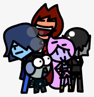 The Crew, The Grumpy One, The Edgey One, The Girl, - Cartoon #5273096