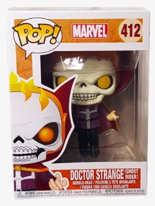 Doctor Strange As Ghost Rider Lacc Us Exclusive Pop - Dr Strange Ghost Rider Funko Pop #5274225