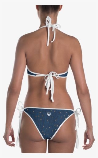 Qob® Circle Crown "sparkle" Reversible Bikini - Swimsuit #5276304