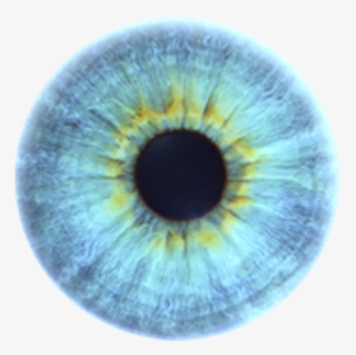 Eye Blue Aesthetic Stickers Transparent Freetoedit - Blue Eye Iris Png #5276724