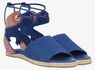 Sandales Shae Beaded Bleu - Sandal #5277589