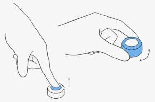 Transparent Finger Blue Aesthetic Clip Freeuse Stock - Light Blue Aesthetic Transparent #5277990