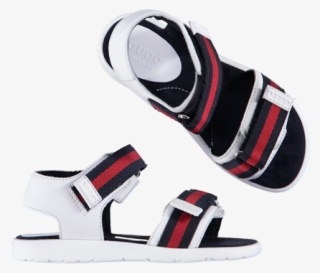 Gucci Boys Stripe Velcro Navy Sandals Cloudo Contemporary #5278042