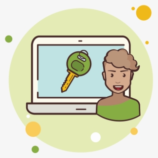 Llave Del Ordenador Portátil Icon - Laptop #5278316