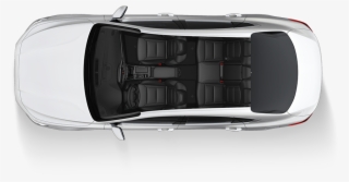 Black Monotone Car Seat - Hyundai Top View Png #5280415