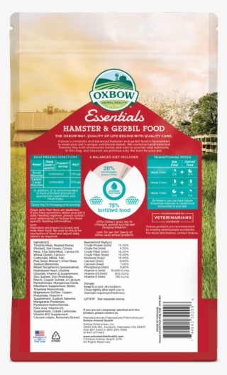 Our - Oxbow Animal Health Hamster And Gerbil Food 1 Lb #5281168