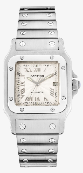 Santos Galbee Stainless Steel Automatic - Cartier Santos De Cartier #5281837