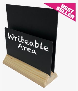 Wooden Table Top Menu Holders With Writing Area For - Table #5282188