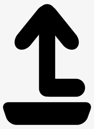 Phone Top View With Up Arrow Symbol To Answer A Call - Up To Symbol #5282863