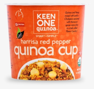 Harissa Red Pepper Cup Case Of - Keen One Organic Quinoa, Garden Medley - 4 Oz Pouch #5283619