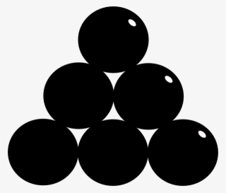 Png Black And White Download Ball Clipart - Cannon Balls Clipart #5284026
