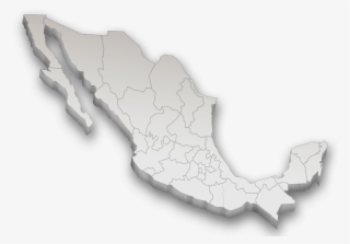 Mapa De Mexico 3d Png - Mapa Mexico 3d Png #5284597