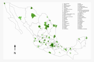 Mapa De Mexico Png #5284817
