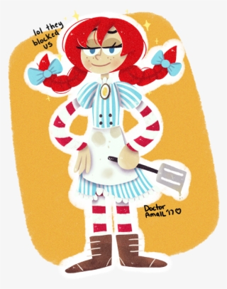 Wendy's Fast Food Twitter Smug Anime Wendy Fanart Fan - Cartoon #5285594