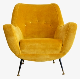 Vintage Mustard Chair Mustard Chair, Yellow Armchair, - Fauteuil De Salon Png #5286531