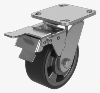 Heavy-duty Swivel Caster Wheel With Brake - Caster #5286952