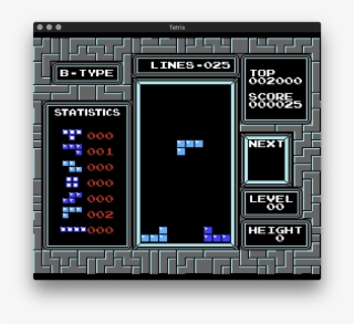 What's With My Emulated Nes Tetris Not Showing The - Tetris Nes #5287276