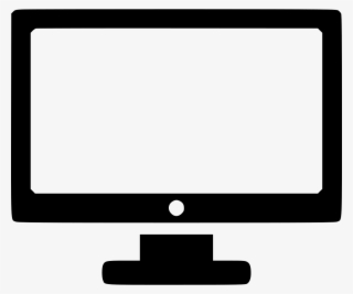 Display Monitor Svg Png Icon Free Download - Black And White Computer Symbol #5287745