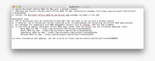 Microsoft Office 2019 Deployment Instructions - Root Shell Mac Terminal #5289024