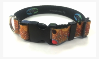 Wingo Belts Artisan Fish Skin Dog Collar - Wingo Belts Dog Collars S/m Brown Trout #5291411