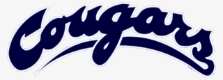 Cougars Txt In Blue Cut Image - Washington State Cougars Logo #5293154