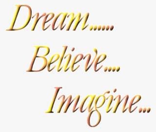 Dream Word Art - Calligraphy #5294666