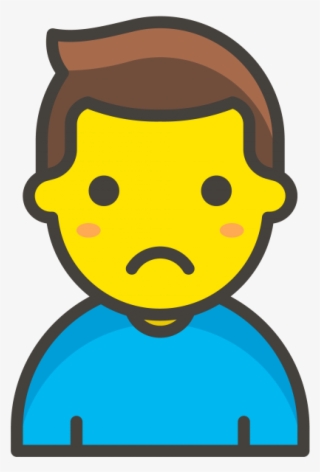 Man Frowning Emoji - Singer Icon Png #5295444