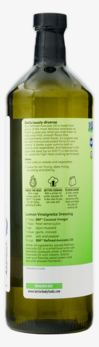 Betterbody Foods Naturally Refined Avocado Oil - Weevil #5296013