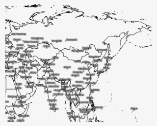 Model Charts For Asia - World Map #5296429