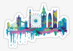 Watercolor Painting Style Of The London Skyline - London #530419
