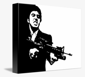 Svg Black And White Download Scarface Cult Classic - Scarface Poster Scarface Black And White Art #530698