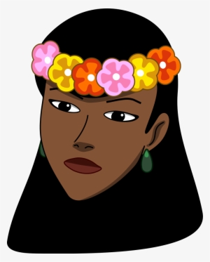 How To Set Use Woman Wearing Hawaiian Lei Icon Png #530800