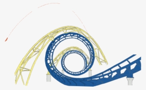 Roller Coaster Standing Photo Sculpture Clipart - Roller Coaster Clipart #531004