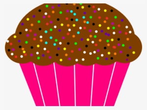 Free Cupcake Clipart - Cupcake With Sprinkles Clipart #531058