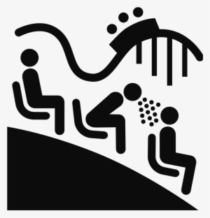 Image001 - Black And White Icons Roller Coaster #531060