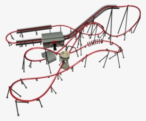 X-flight Track Layout - X Flight Six Flags Great America #531280