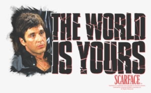 Click And Drag To Re-position The Image, If Desired - Scarface The World Is Yours Big Boys Shirt Uni684-yt-1 #531479