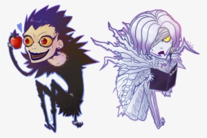 Death Note Ryuk And Rem Chibi - - Rem Ryuk #532198