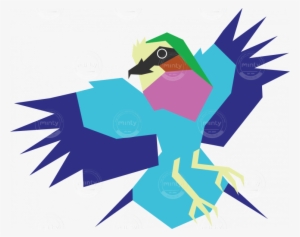 Lilac Breasted Roller Bird Vector Artwork - Vector Graphics #532247