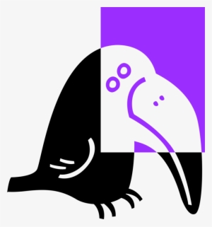 Vector Illustration Of Feathered Bird #533143