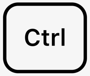 This Icon For Control Is A Rectangle With Sides That - Ctrl Icon #533425