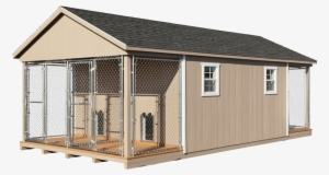 Here At Horizon Structures We Design And Craft Custom - Four Dog Kennels #533817