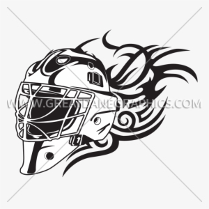 Tribal Goalie Mask - Goalie Mask Line Art #534114