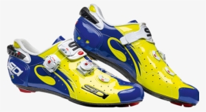 Yellowblue2 - Sidi Wire Carbon Lucido Road Shoes Men - Yellow Fluor #534786