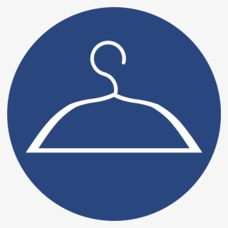 Icon, Clothing, Hang, Hanger, Clothes, Wardrobe, Closet - Hanger Icon Blue Png #534931